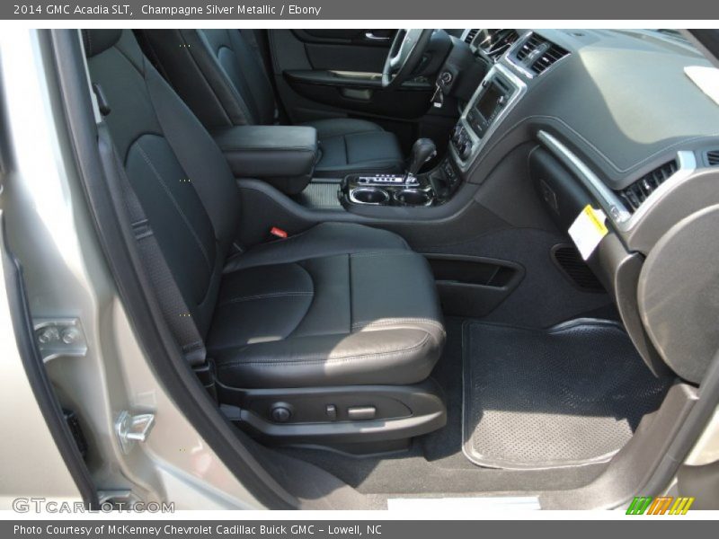 Champagne Silver Metallic / Ebony 2014 GMC Acadia SLT