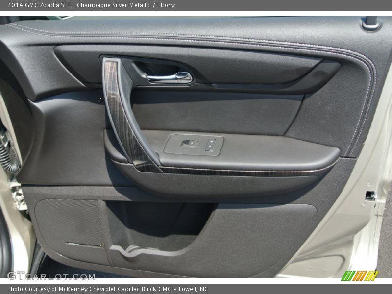 Champagne Silver Metallic / Ebony 2014 GMC Acadia SLT
