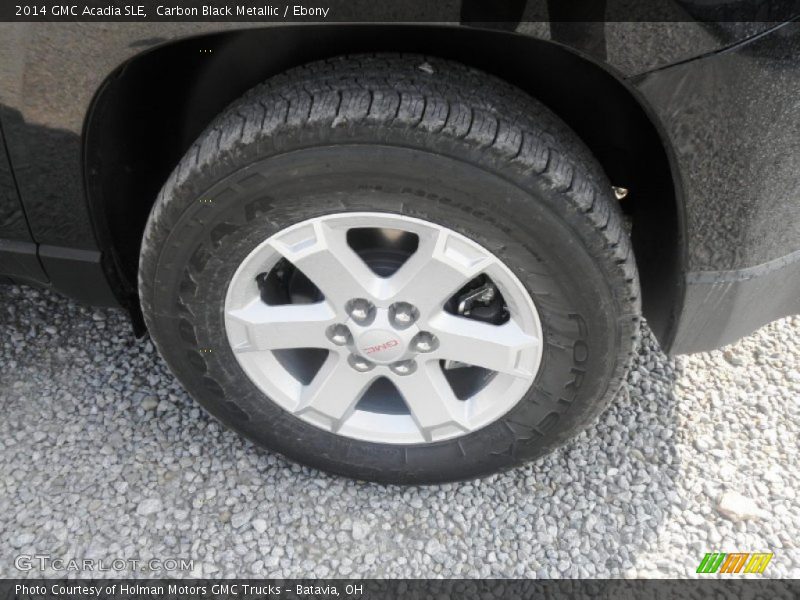 Carbon Black Metallic / Ebony 2014 GMC Acadia SLE