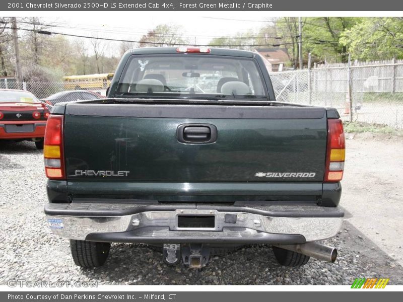 Forest Green Metallic / Graphite 2001 Chevrolet Silverado 2500HD LS Extended Cab 4x4