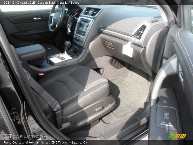 Carbon Black Metallic / Ebony 2014 GMC Acadia SLE