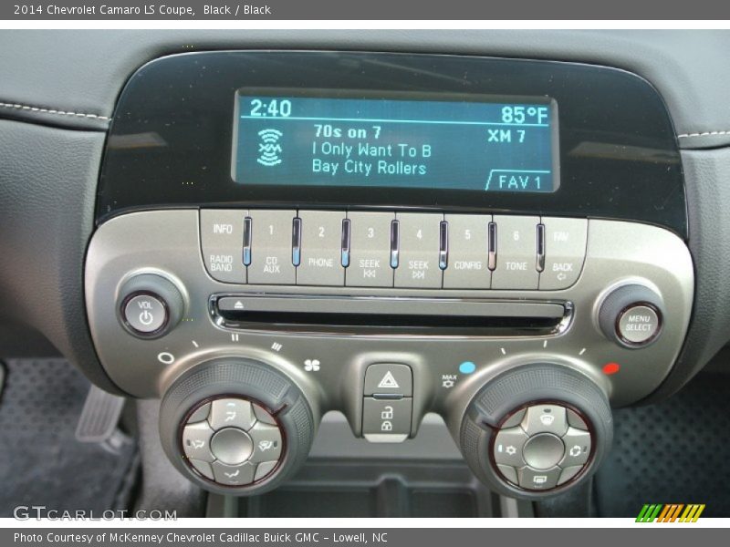 Controls of 2014 Camaro LS Coupe