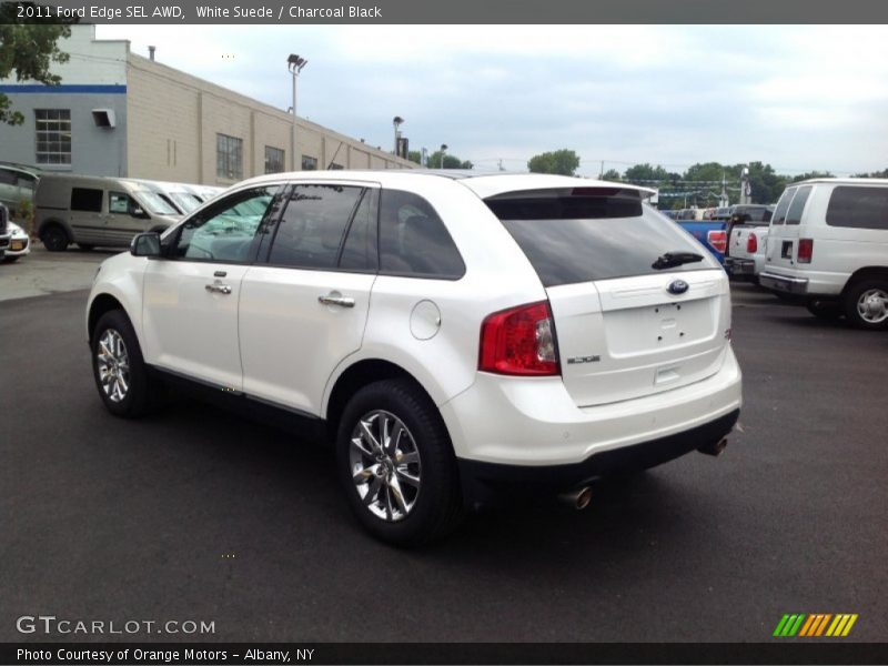 White Suede / Charcoal Black 2011 Ford Edge SEL AWD
