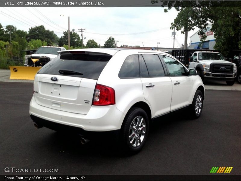 White Suede / Charcoal Black 2011 Ford Edge SEL AWD