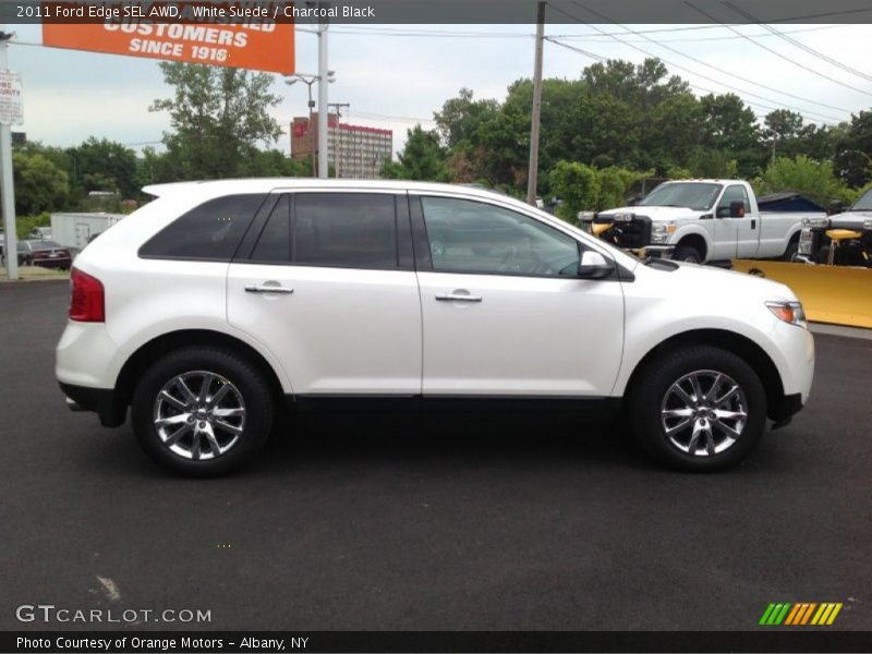 White Suede / Charcoal Black 2011 Ford Edge SEL AWD