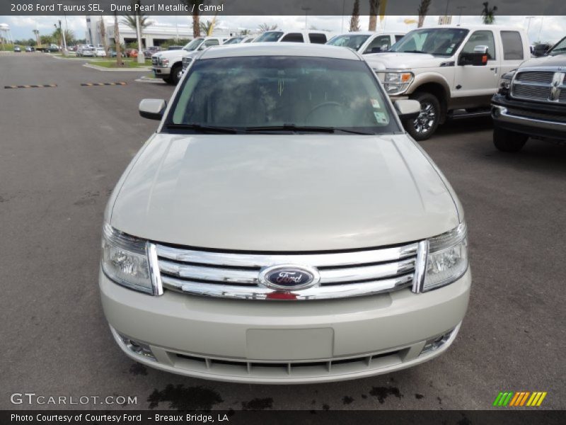 Dune Pearl Metallic / Camel 2008 Ford Taurus SEL