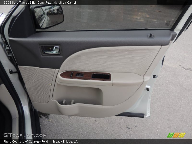 Dune Pearl Metallic / Camel 2008 Ford Taurus SEL