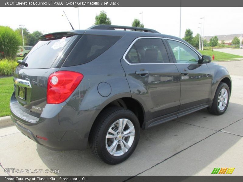 Cyber Gray Metallic / Jet Black 2010 Chevrolet Equinox LT AWD