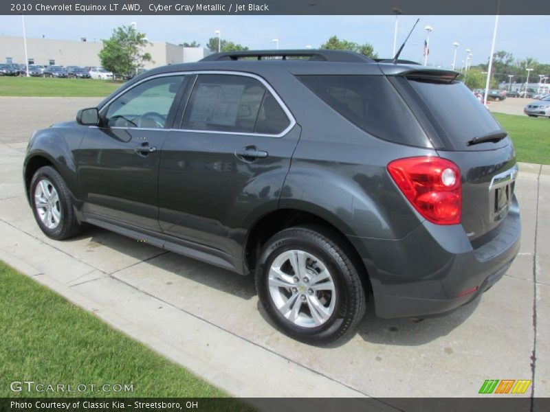 Cyber Gray Metallic / Jet Black 2010 Chevrolet Equinox LT AWD