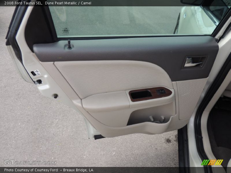 Dune Pearl Metallic / Camel 2008 Ford Taurus SEL
