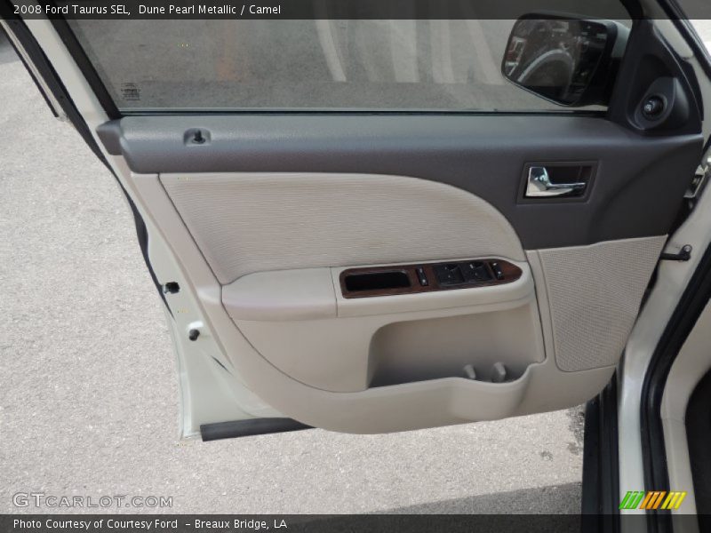 Dune Pearl Metallic / Camel 2008 Ford Taurus SEL