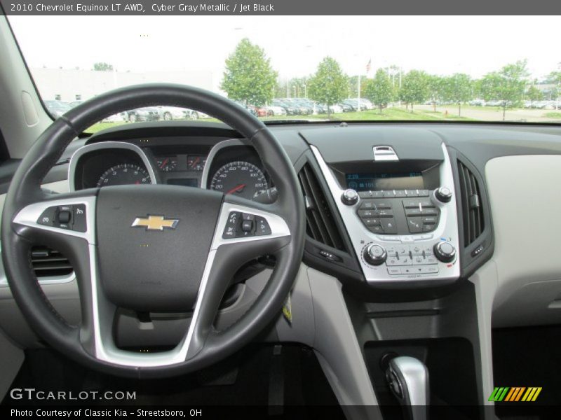 Cyber Gray Metallic / Jet Black 2010 Chevrolet Equinox LT AWD