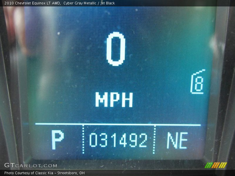 Cyber Gray Metallic / Jet Black 2010 Chevrolet Equinox LT AWD