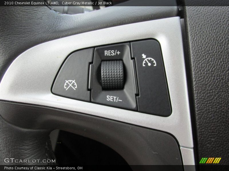 Cyber Gray Metallic / Jet Black 2010 Chevrolet Equinox LT AWD