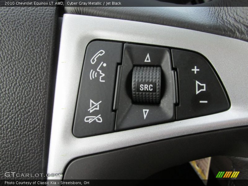 Cyber Gray Metallic / Jet Black 2010 Chevrolet Equinox LT AWD