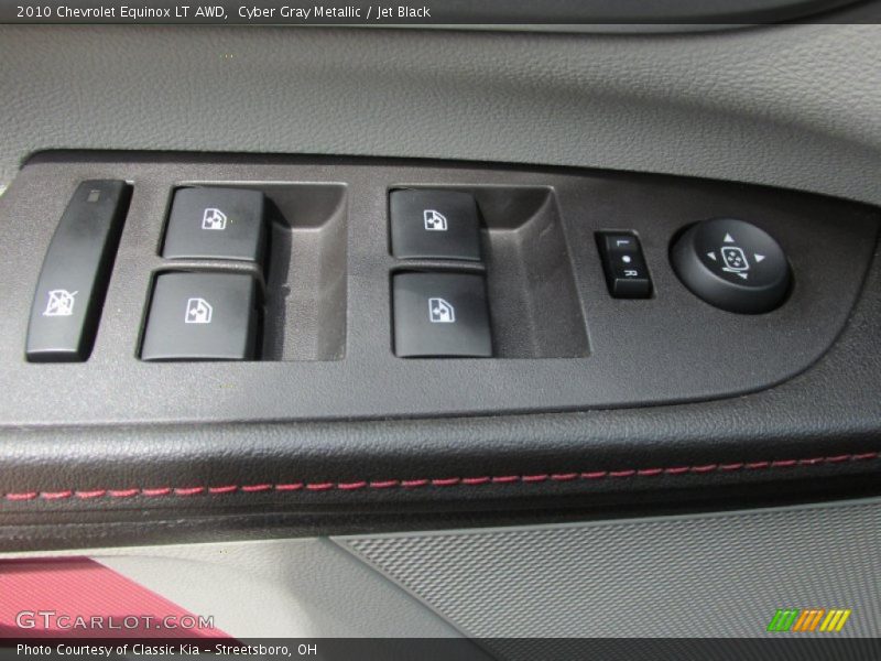 Cyber Gray Metallic / Jet Black 2010 Chevrolet Equinox LT AWD