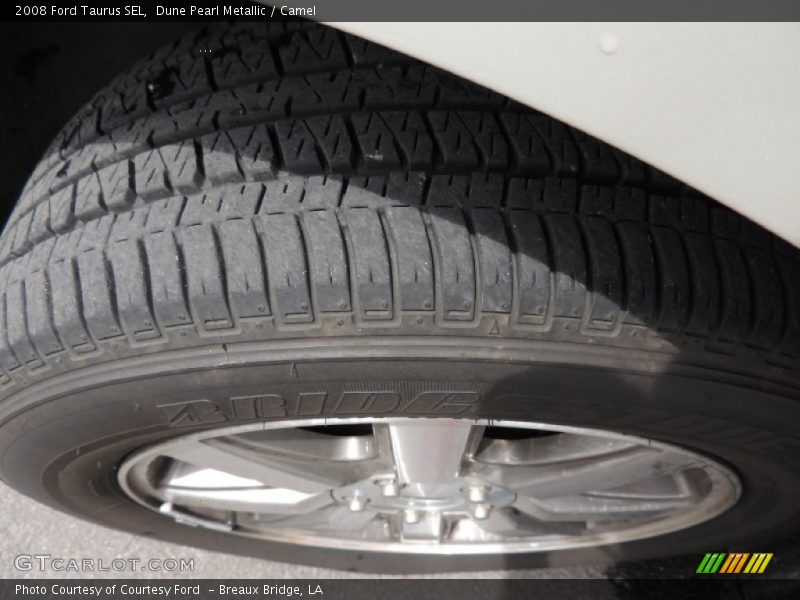 Dune Pearl Metallic / Camel 2008 Ford Taurus SEL