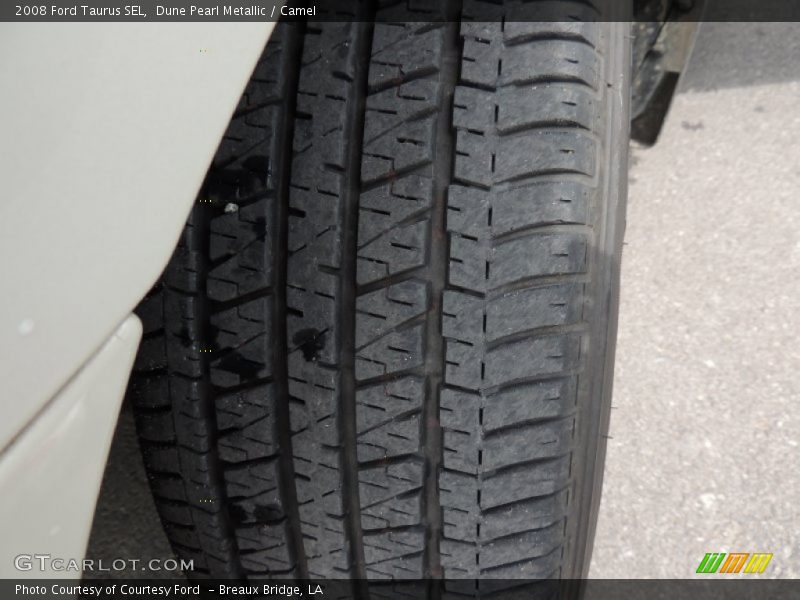 Dune Pearl Metallic / Camel 2008 Ford Taurus SEL