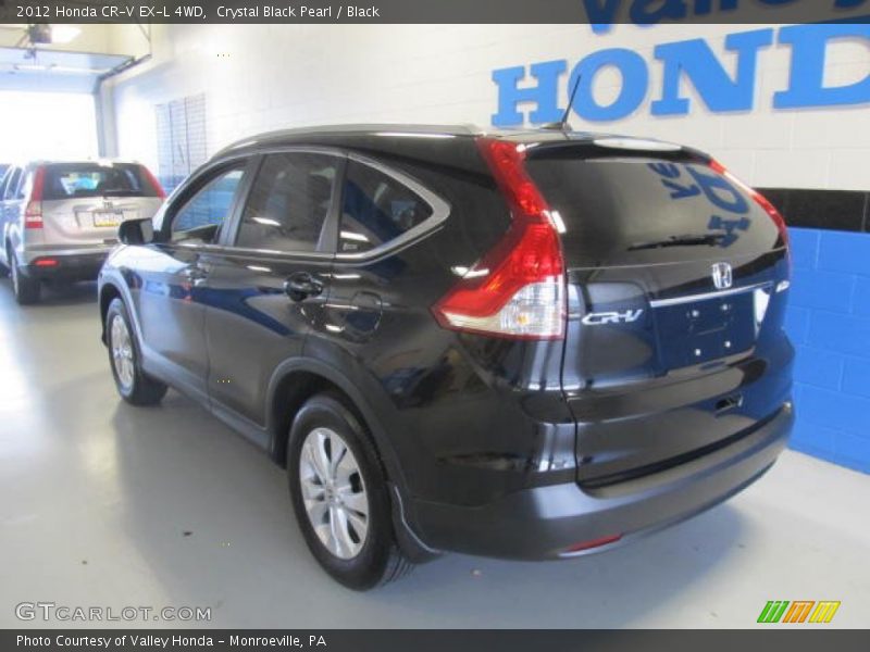 Crystal Black Pearl / Black 2012 Honda CR-V EX-L 4WD