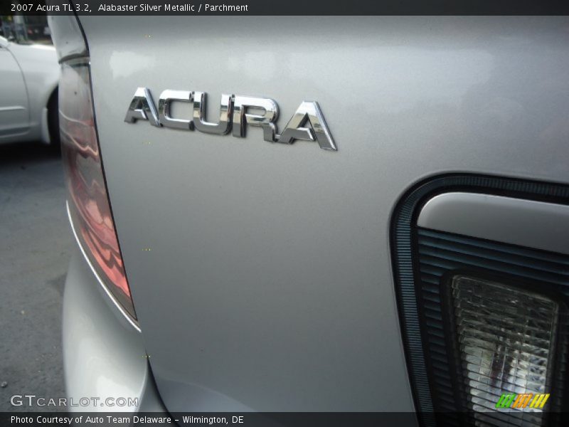 Alabaster Silver Metallic / Parchment 2007 Acura TL 3.2