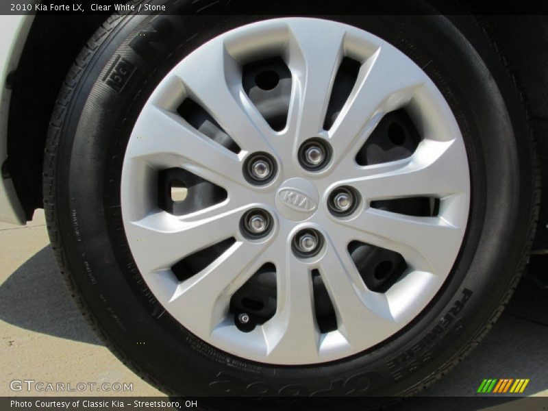 Clear White / Stone 2010 Kia Forte LX