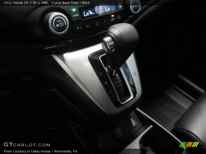 Crystal Black Pearl / Black 2012 Honda CR-V EX-L 4WD