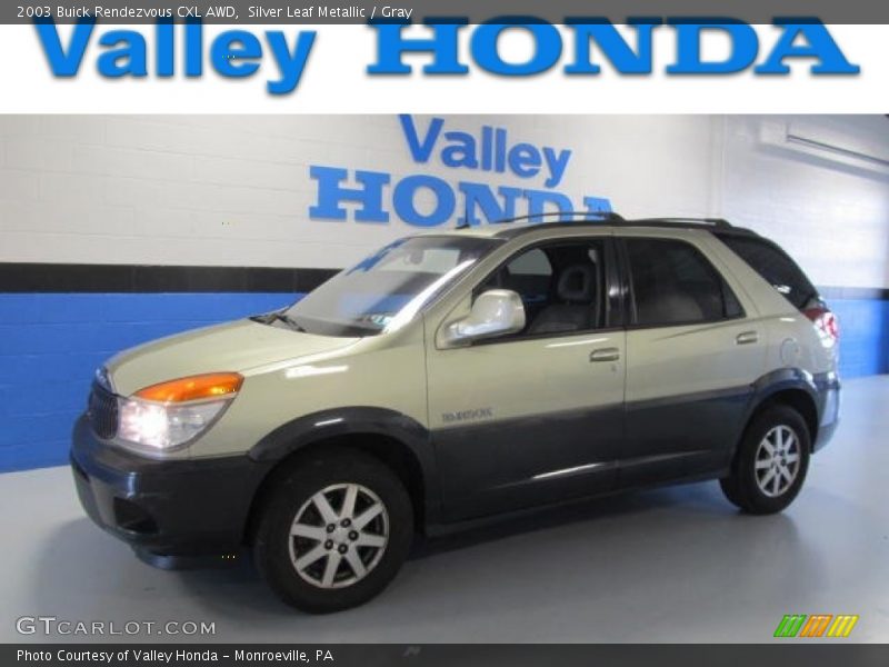 Silver Leaf Metallic / Gray 2003 Buick Rendezvous CXL AWD