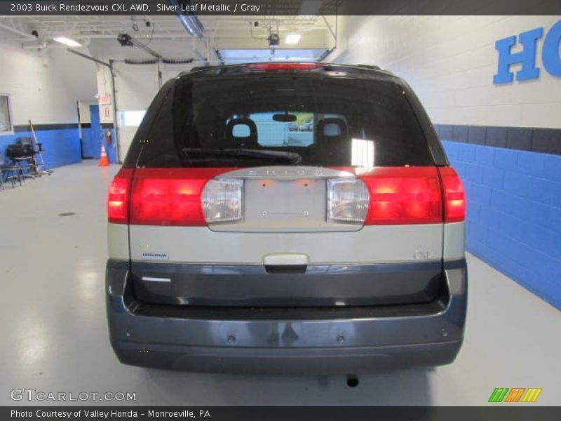 Silver Leaf Metallic / Gray 2003 Buick Rendezvous CXL AWD