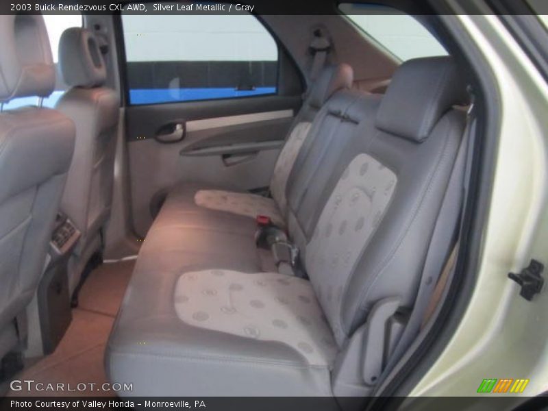 Rear Seat of 2003 Rendezvous CXL AWD