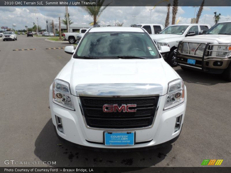 Summit White / Light Titanium 2010 GMC Terrain SLE