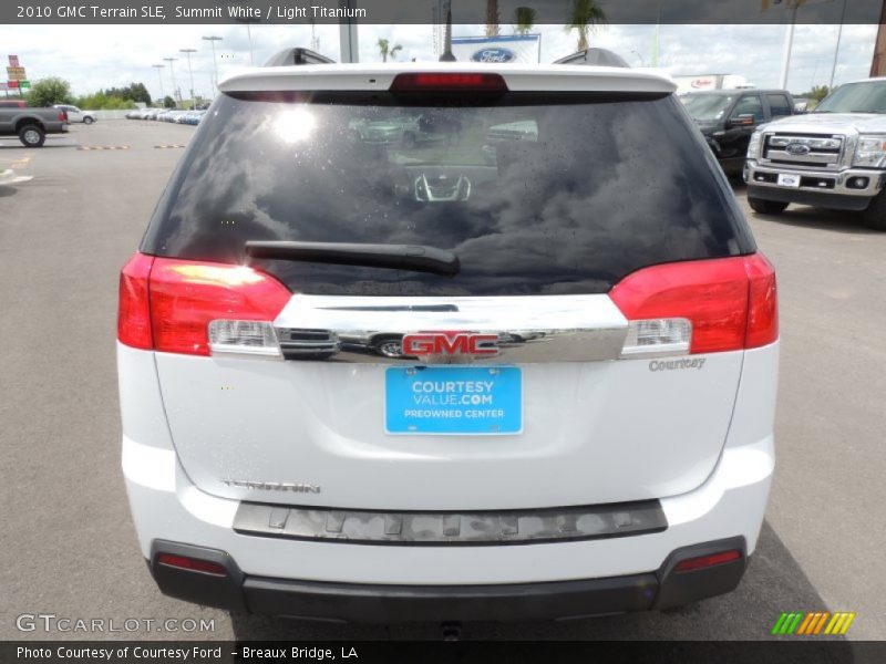 Summit White / Light Titanium 2010 GMC Terrain SLE