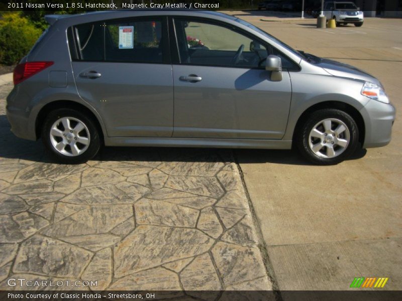 Magnetic Gray Metallic / Charcoal 2011 Nissan Versa 1.8 SL Hatchback