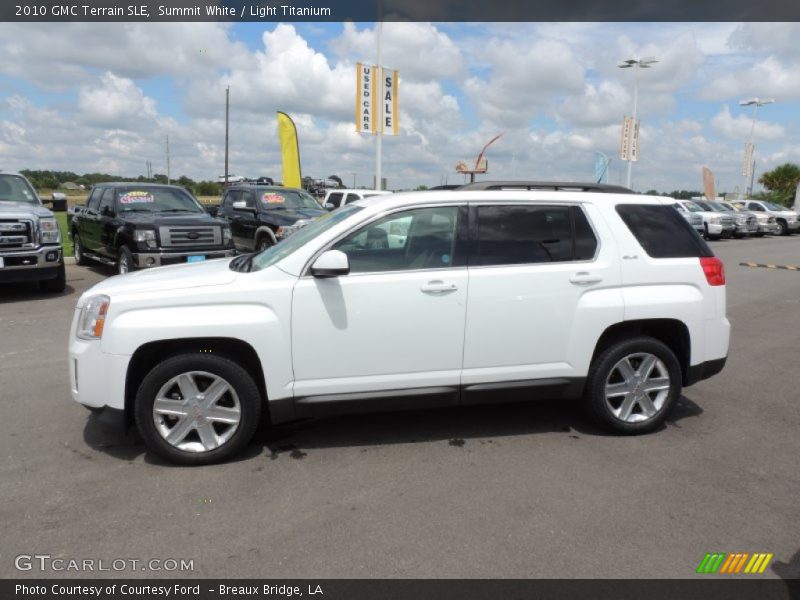 Summit White / Light Titanium 2010 GMC Terrain SLE