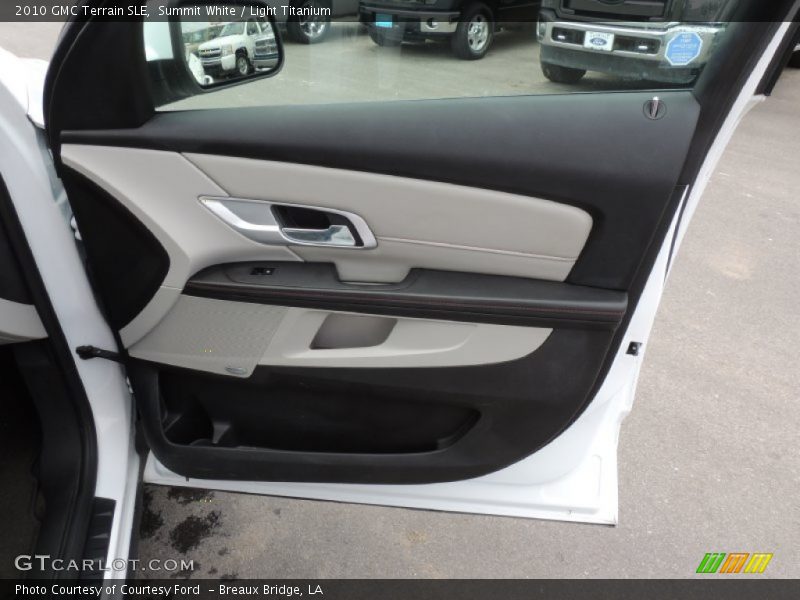 Summit White / Light Titanium 2010 GMC Terrain SLE