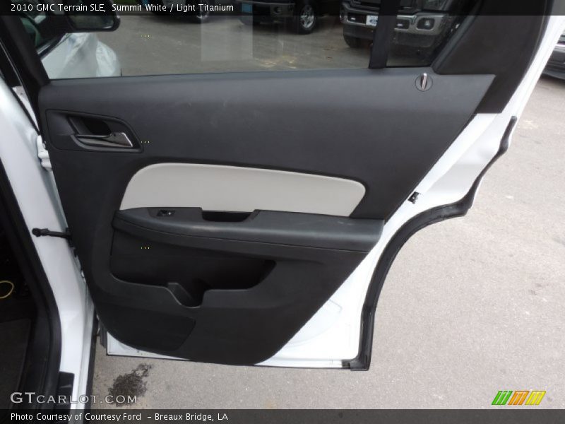 Summit White / Light Titanium 2010 GMC Terrain SLE