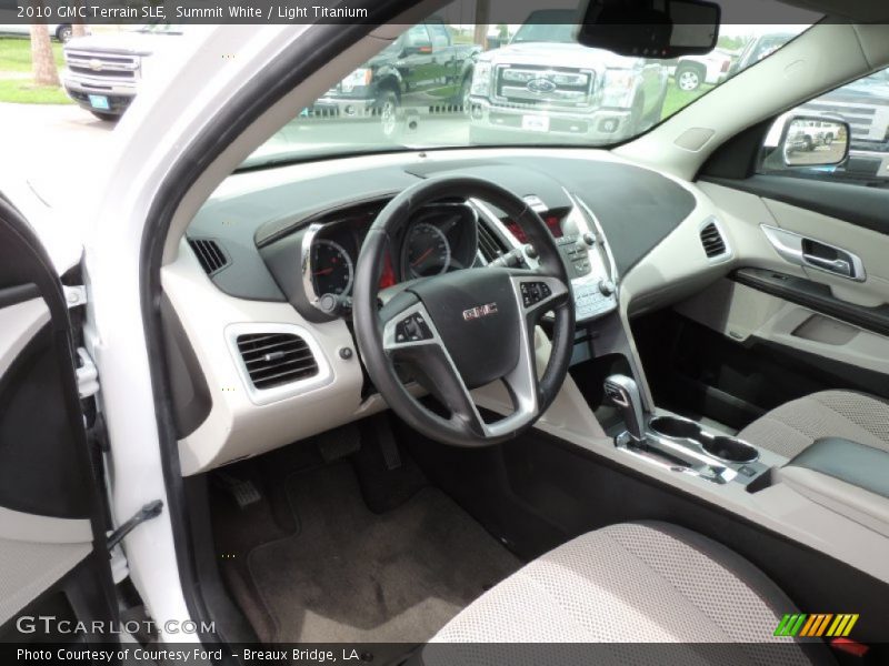 Summit White / Light Titanium 2010 GMC Terrain SLE