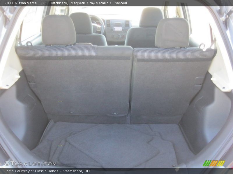 Magnetic Gray Metallic / Charcoal 2011 Nissan Versa 1.8 SL Hatchback