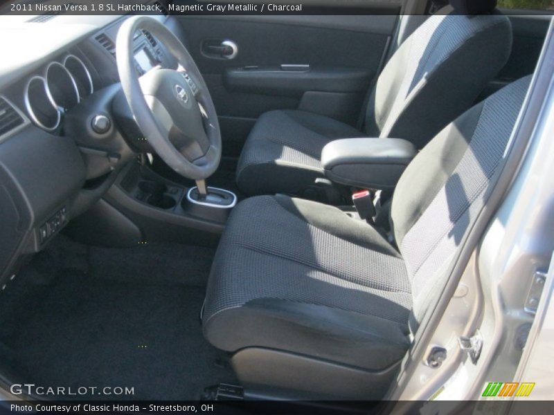Magnetic Gray Metallic / Charcoal 2011 Nissan Versa 1.8 SL Hatchback