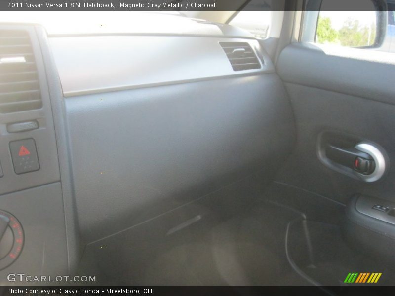 Magnetic Gray Metallic / Charcoal 2011 Nissan Versa 1.8 SL Hatchback