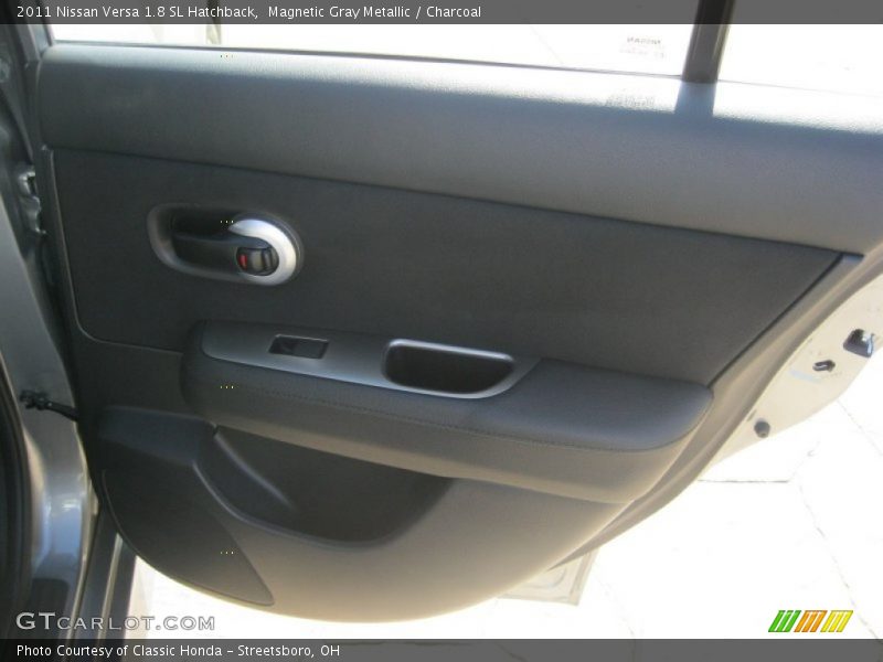 Magnetic Gray Metallic / Charcoal 2011 Nissan Versa 1.8 SL Hatchback