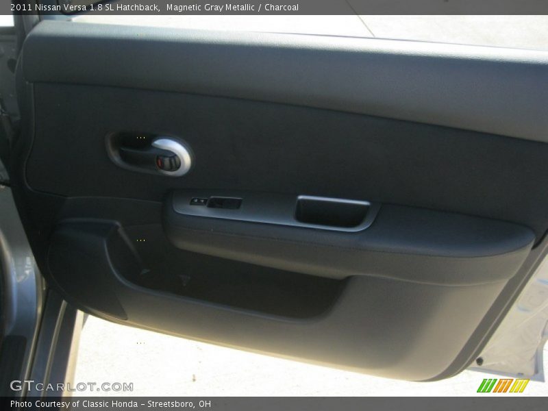 Magnetic Gray Metallic / Charcoal 2011 Nissan Versa 1.8 SL Hatchback