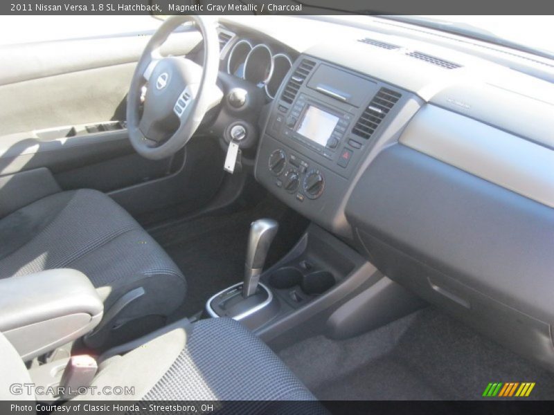 Magnetic Gray Metallic / Charcoal 2011 Nissan Versa 1.8 SL Hatchback