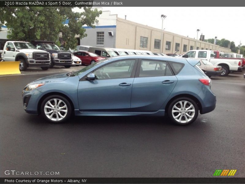 Gunmetal Blue Mica / Black 2010 Mazda MAZDA3 s Sport 5 Door