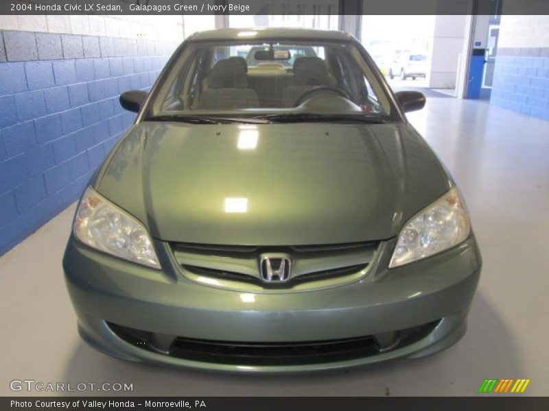 Galapagos Green / Ivory Beige 2004 Honda Civic LX Sedan
