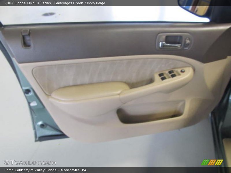Galapagos Green / Ivory Beige 2004 Honda Civic LX Sedan