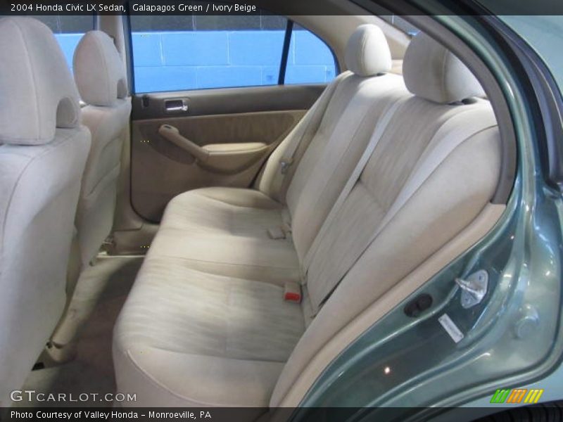 Galapagos Green / Ivory Beige 2004 Honda Civic LX Sedan