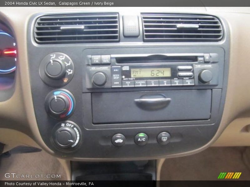 Galapagos Green / Ivory Beige 2004 Honda Civic LX Sedan