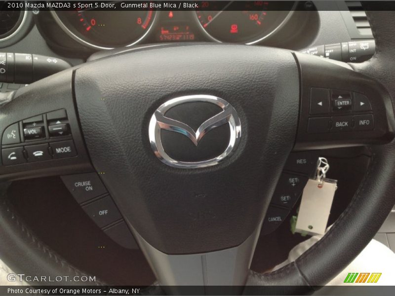 Gunmetal Blue Mica / Black 2010 Mazda MAZDA3 s Sport 5 Door