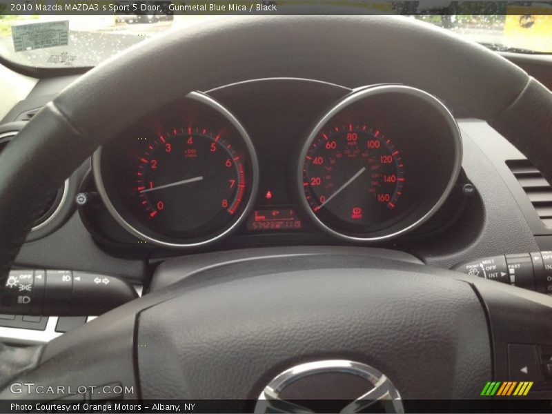 Gunmetal Blue Mica / Black 2010 Mazda MAZDA3 s Sport 5 Door