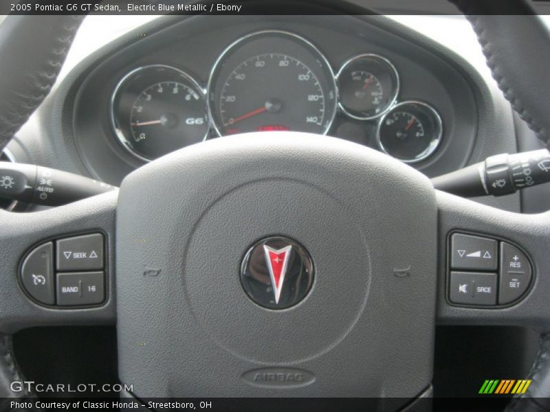 Electric Blue Metallic / Ebony 2005 Pontiac G6 GT Sedan